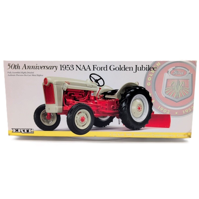 1/16 1953 NAA Ford Golden Jubilee Tractor With Blade Commemorative Ed. Ertl