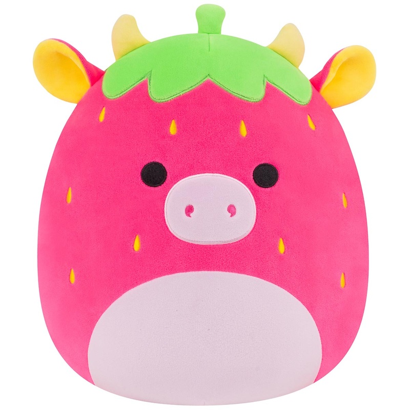 12-Inch Cleary the Hot Pink Strawberry Cow 12″