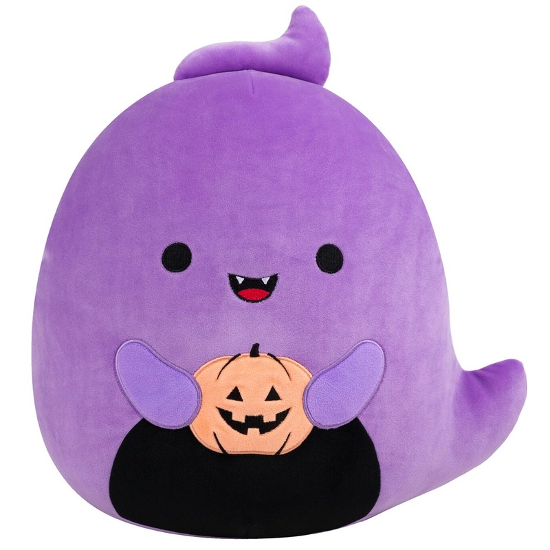 12-Inch Jordon the Purple Ghost Holding Jack O’Lantern 12″
