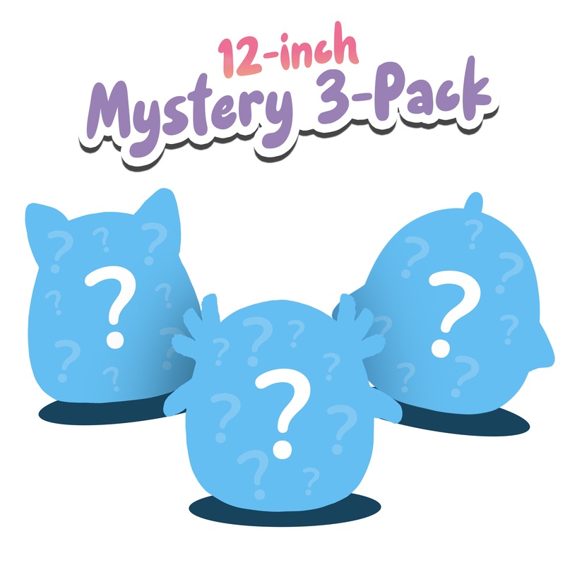 12-Inch Mystery Plush 3 Pack 12″