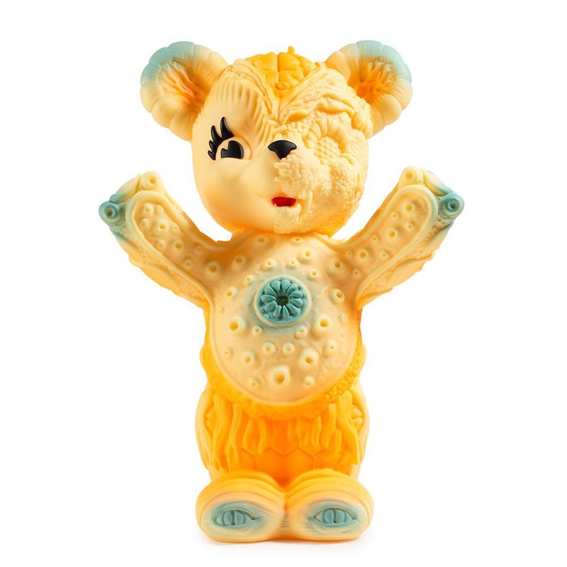 Free Hugs Bear Art Figure – Orange Edition – Limited to 500