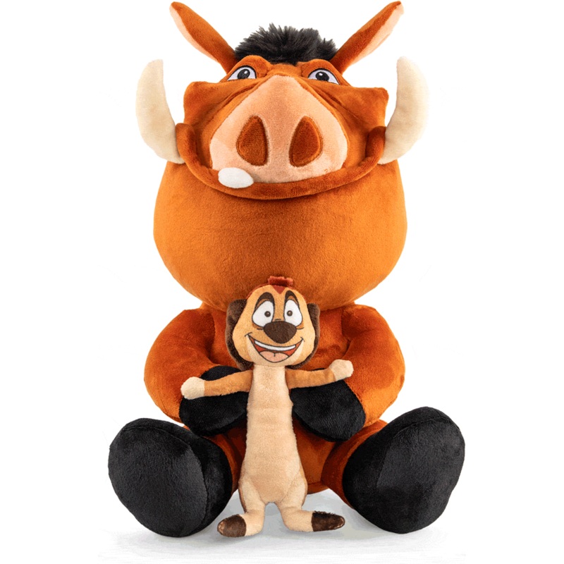 The Lion King Timon & Pumba 16″ HugMe Plush by Kidrobot