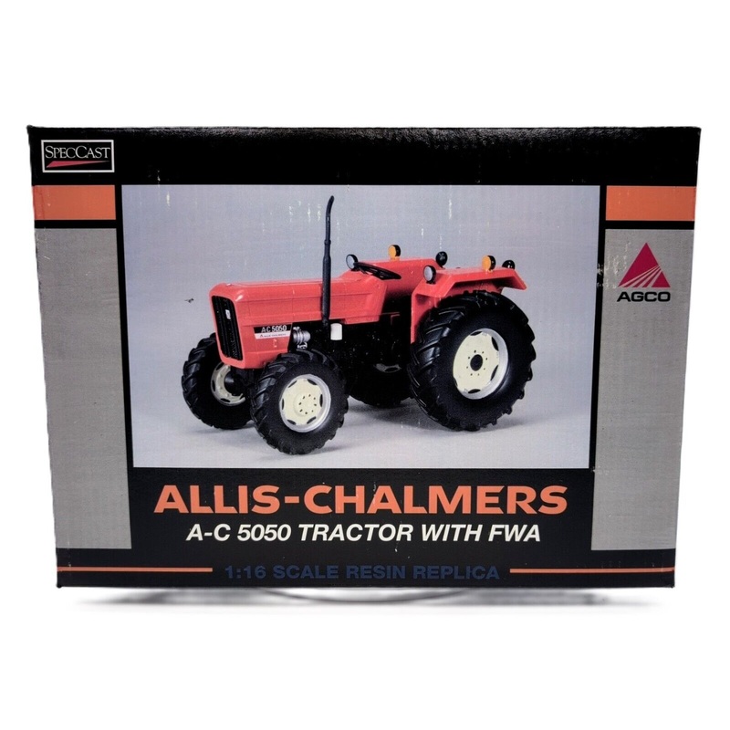 1/16 Allis Chalmers 5050 Tractor With Front Assist, Orange Spectacular Show