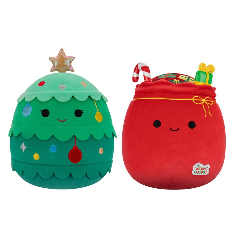 Squishmallows Select Series Christmas Tree and Gift Sack Bundle