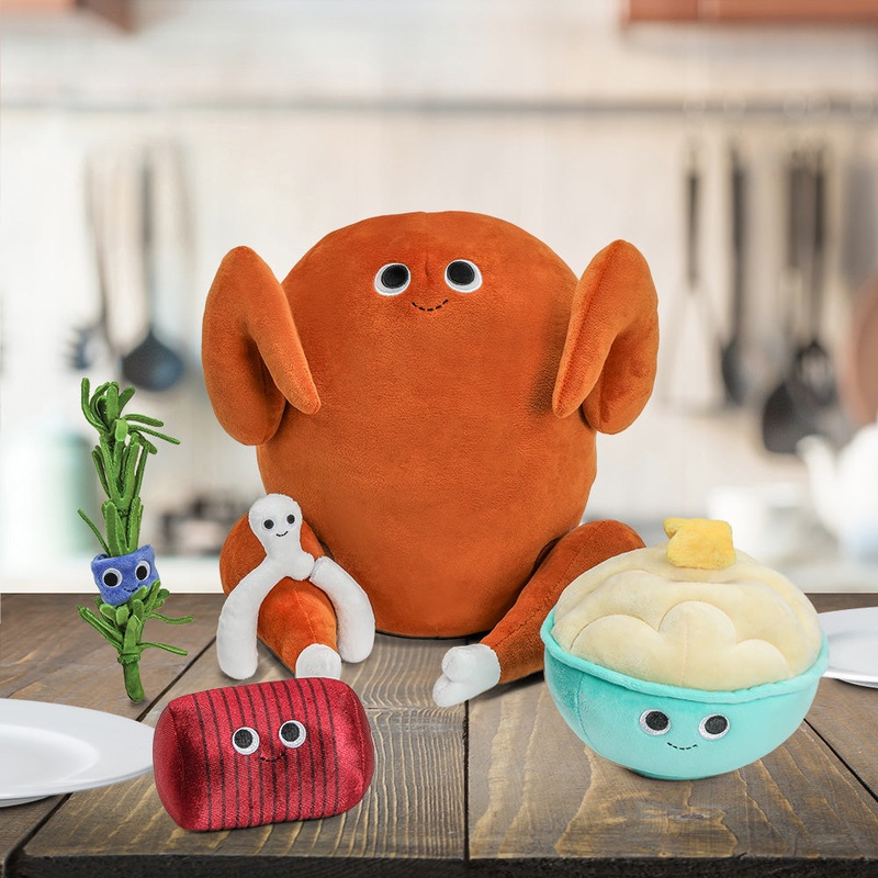 Yummy World Terry the Turkey Interactive Food Plush with Sides