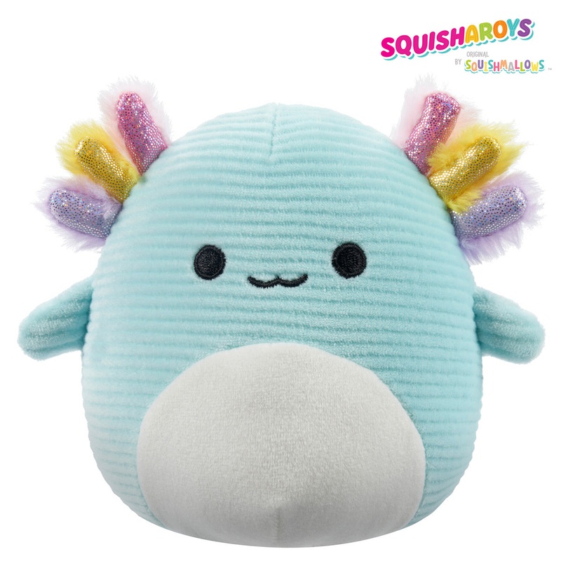 8-Inch Irina the Teal Corduroy Axolotl 8″