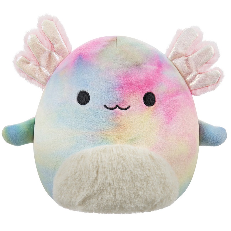11-Inch Tinley the Rainbow Tie-Dye Axolotl 11″