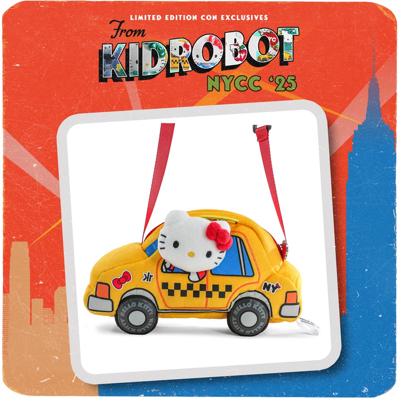 2025 CON EXCLUSIVE: Hello Kitty NYC Taxi Plush Bag (Limited Edition of 500) (PRE-ORDER)