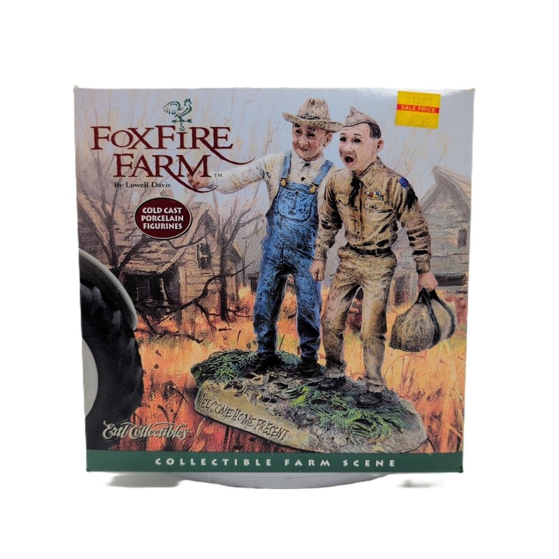1/16 Foxfire Farm “Welcome Home Present” Figurine By Lowell Davis