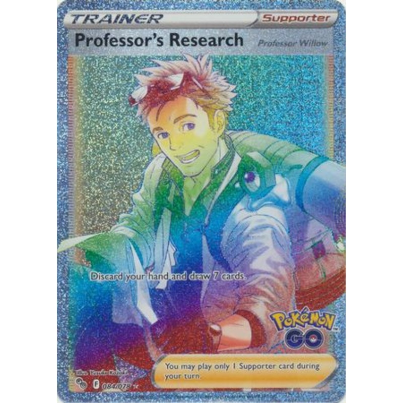 Pokemon GO 084/078 Professor’s Research [Willow] (Rainbow Rare)