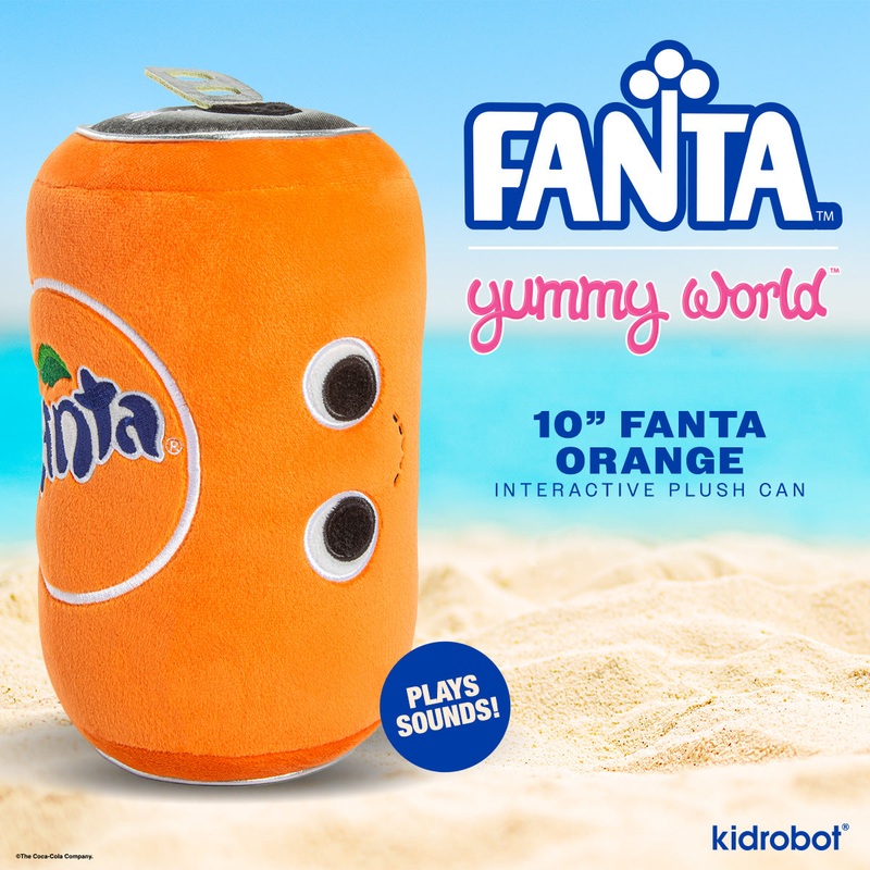 Yummy World & Fanta 10 Fanta Orange Soda Can Plush with Sound (PRE-ORDER)