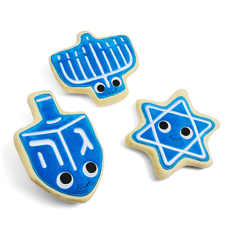 Yummy World Hanukkah Cookies 6″ Plush Set of Three