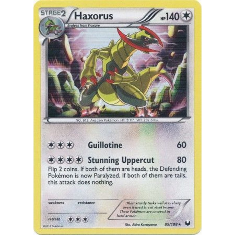 Dark Explorers 89/108 Haxorus (Holo)