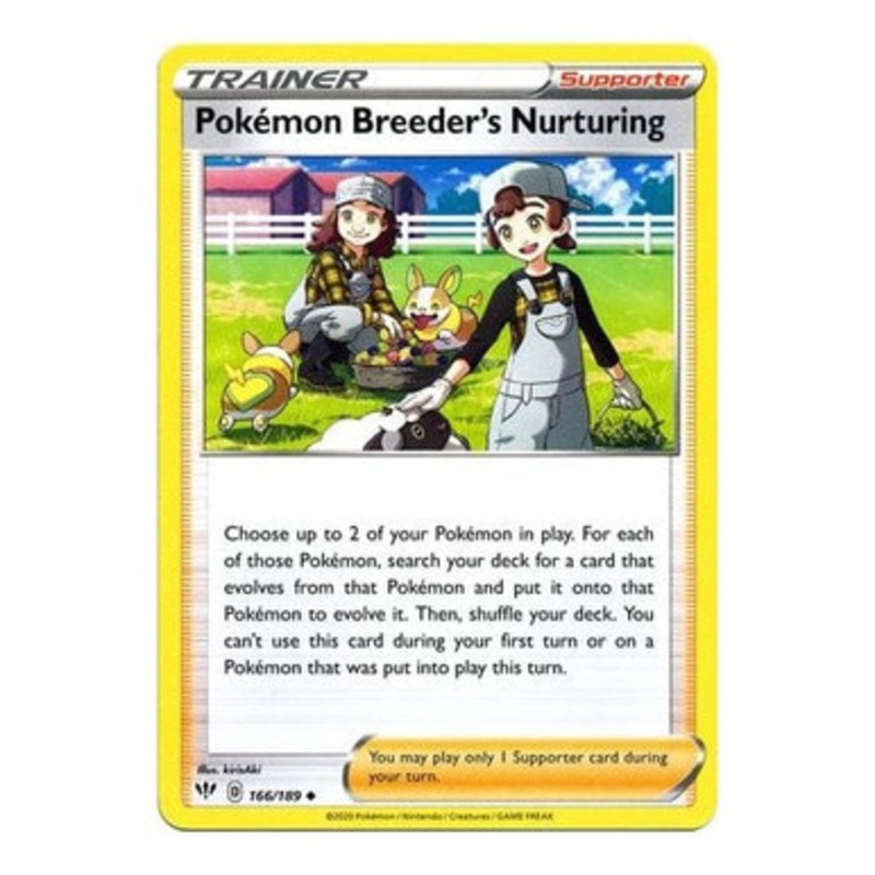 Darkness Ablaze 166/189 Pokemon Breeder’s Nuturing