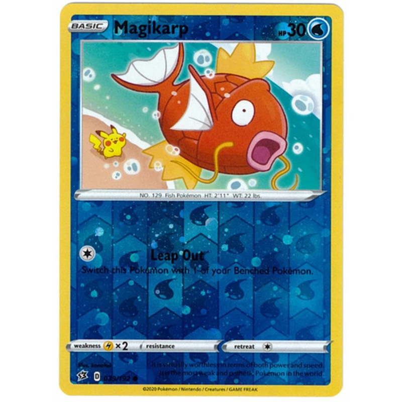 Rebel Clash 039/192 Magikarp (Cosmo Holo Reverse Holo)