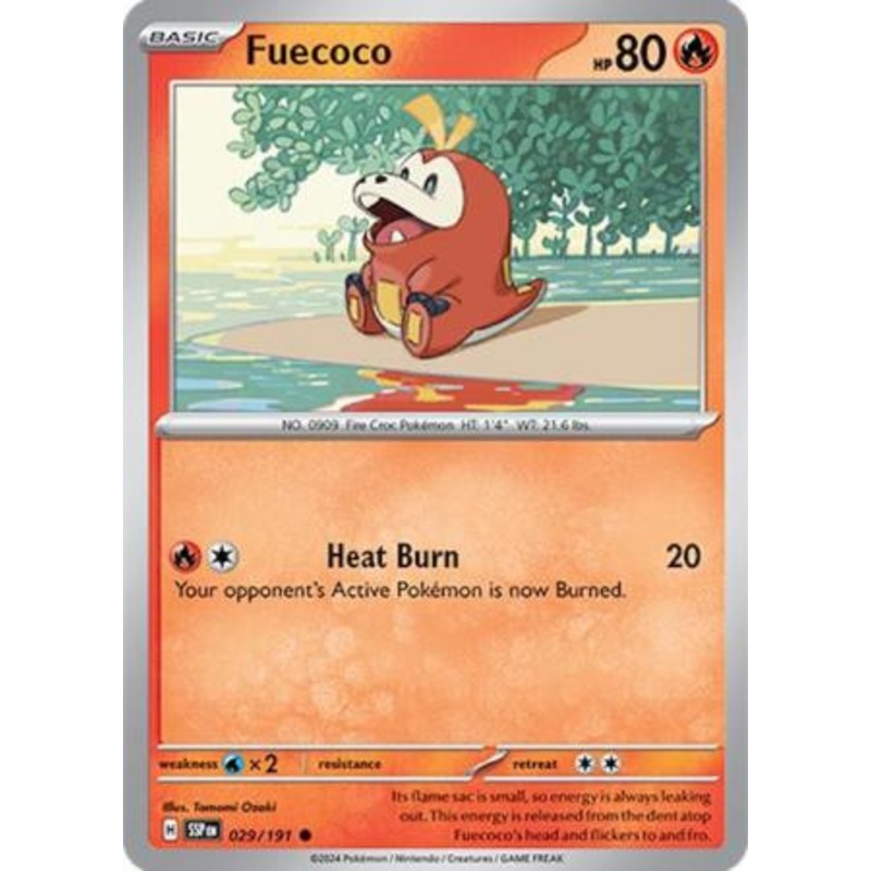 SV Surging Sparks 029/191 Fuecoco