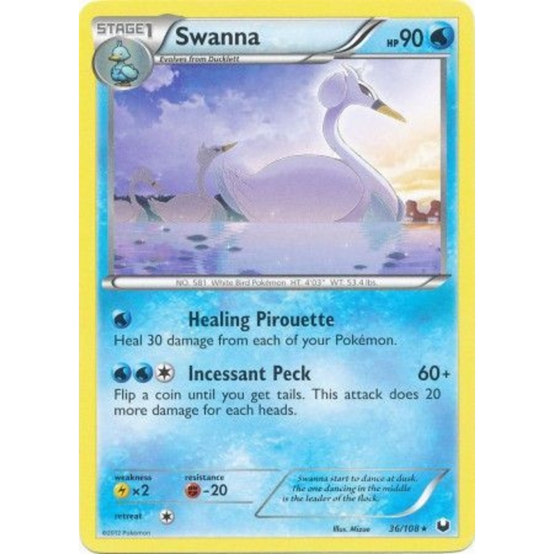 Dark Explorers 36/108 Swanna