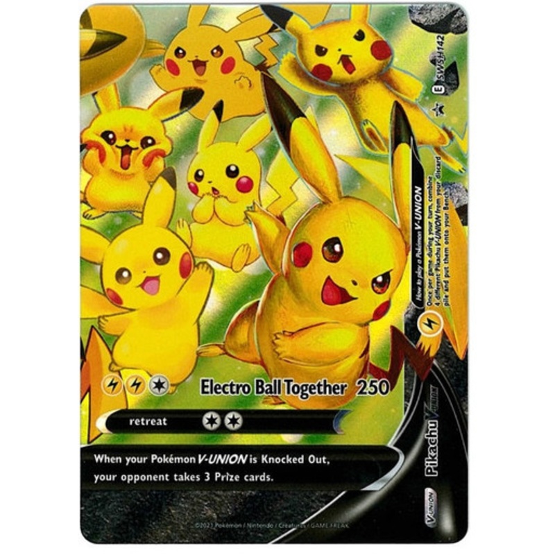 Sword & Shield Promo SWSH142 Pikachu V-UNION