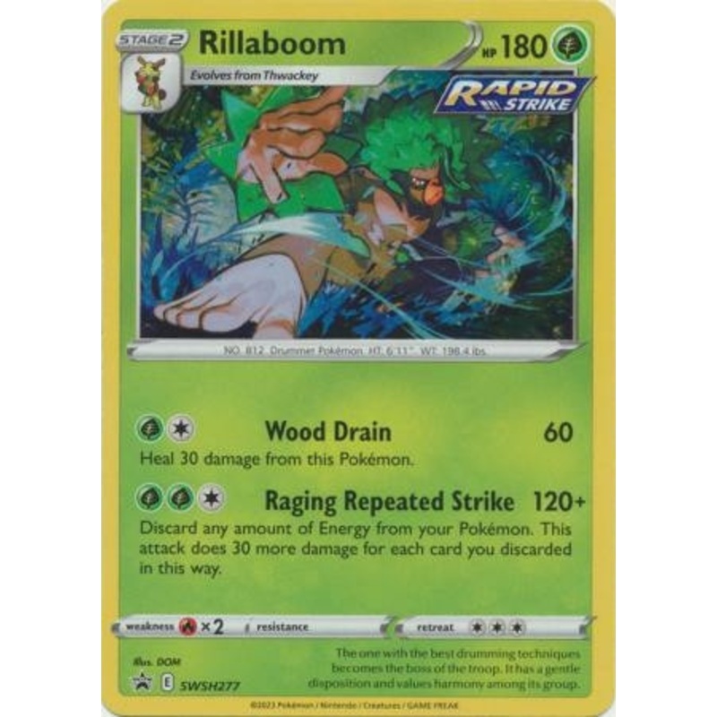 Sword & Shield Promo SWSH277 Rillaboom