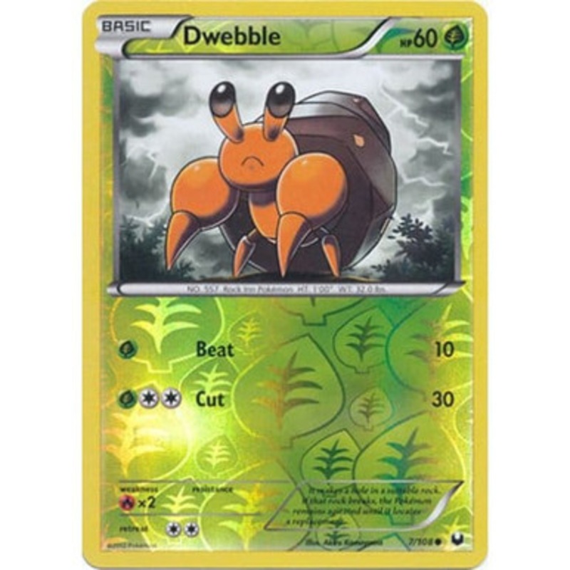 Dark Explorers 7/108 Dwebble (Reverse Holo)
