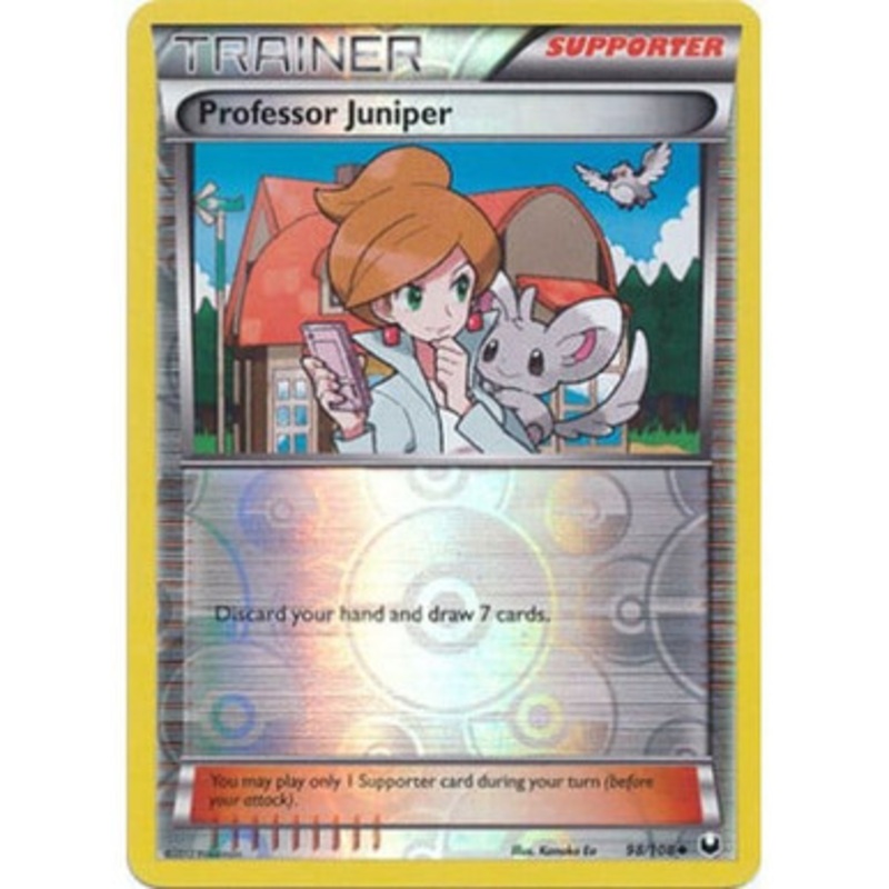 Dark Explorers 98/108 Professor Juniper (Reverse Holo)