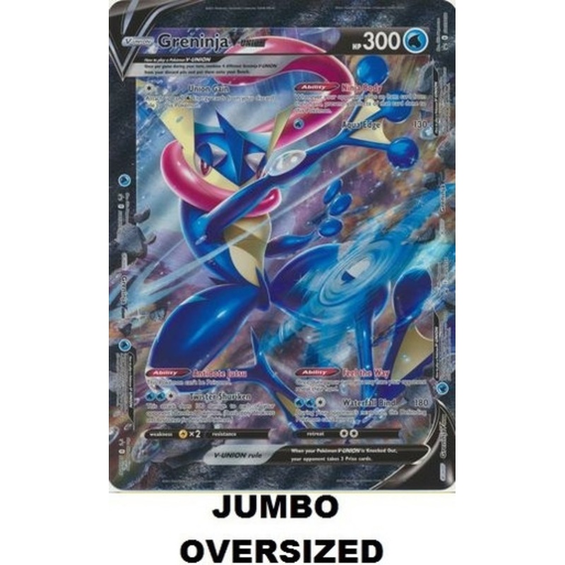 JUMBO Sword & Shield Promo SWSH Greninja V-UNION