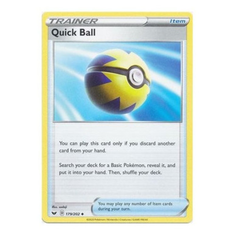 Sword & Shield (Base) 179/202 Quick Ball