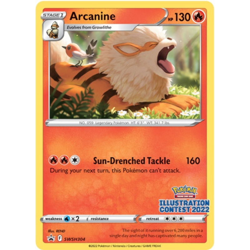 Sword & Shield Promo SWSH304 Arcanine