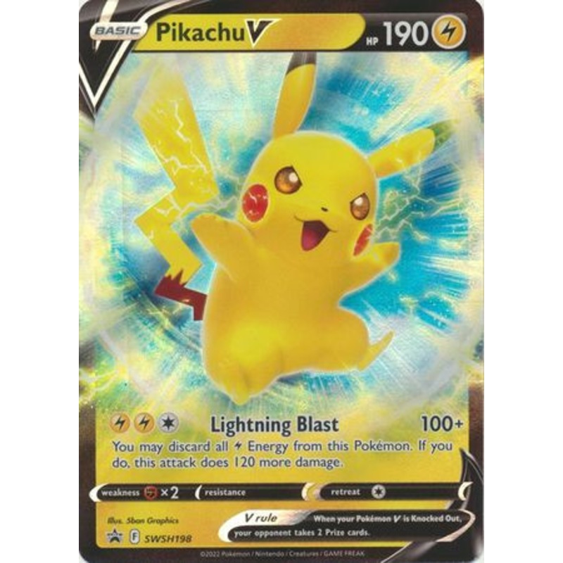 Sword & Shield Promo SWSH198 Pikachu V