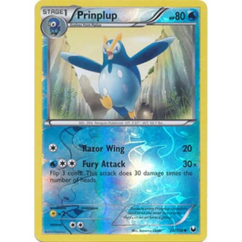 Dark Explorers 28/108 Prinplup (Reverse Holo)
