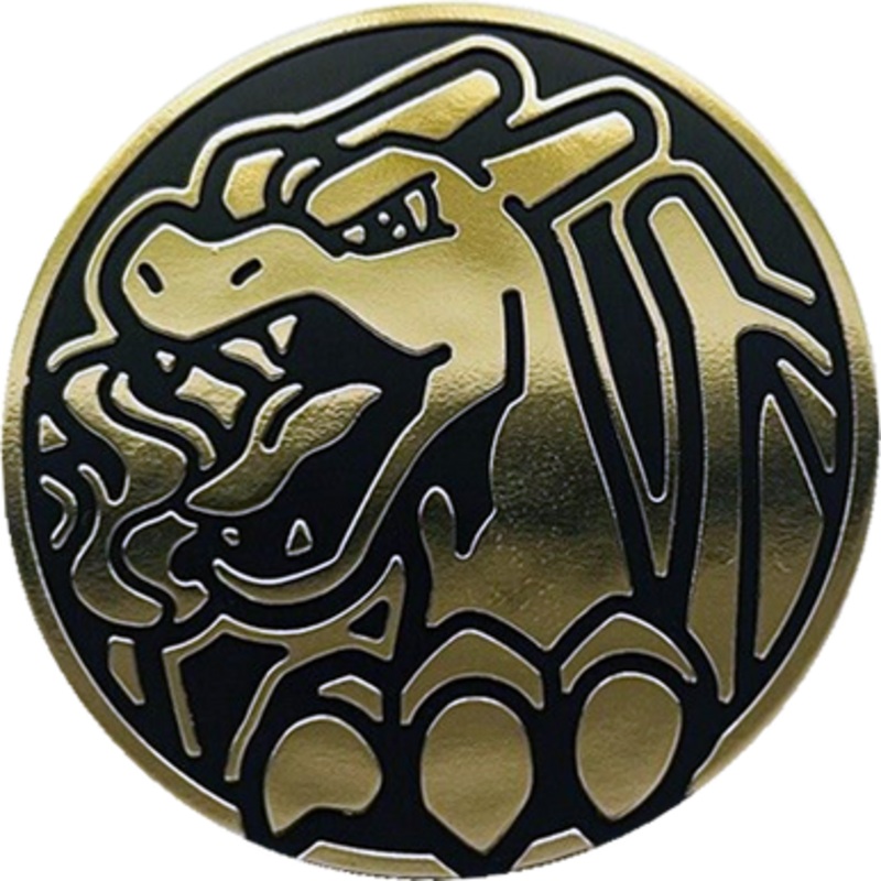 Black & Gold Clear Charizard Oversized Coin