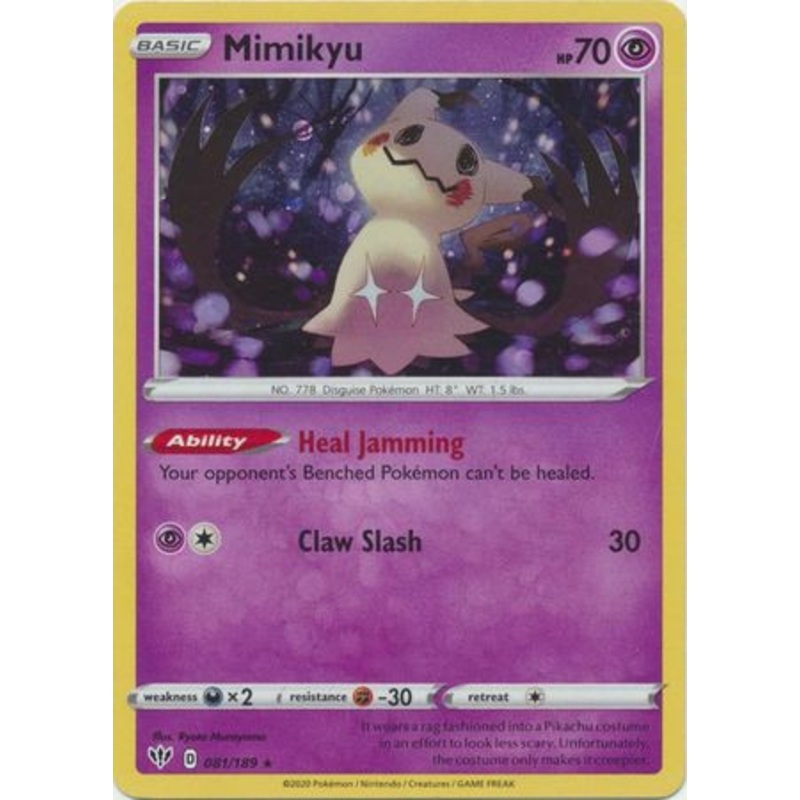 Darkness Ablaze 081/189 Mimikyu (Cosmo Holo)