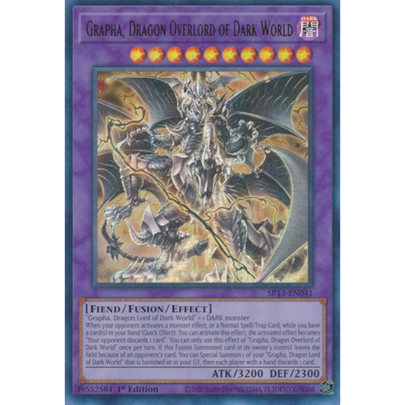 SR13-EN041 Grapha, Dragon Overlord of Dark World