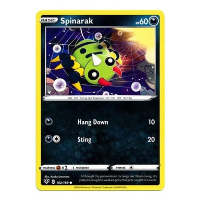 Darkness Ablaze 102/189 Spinarak