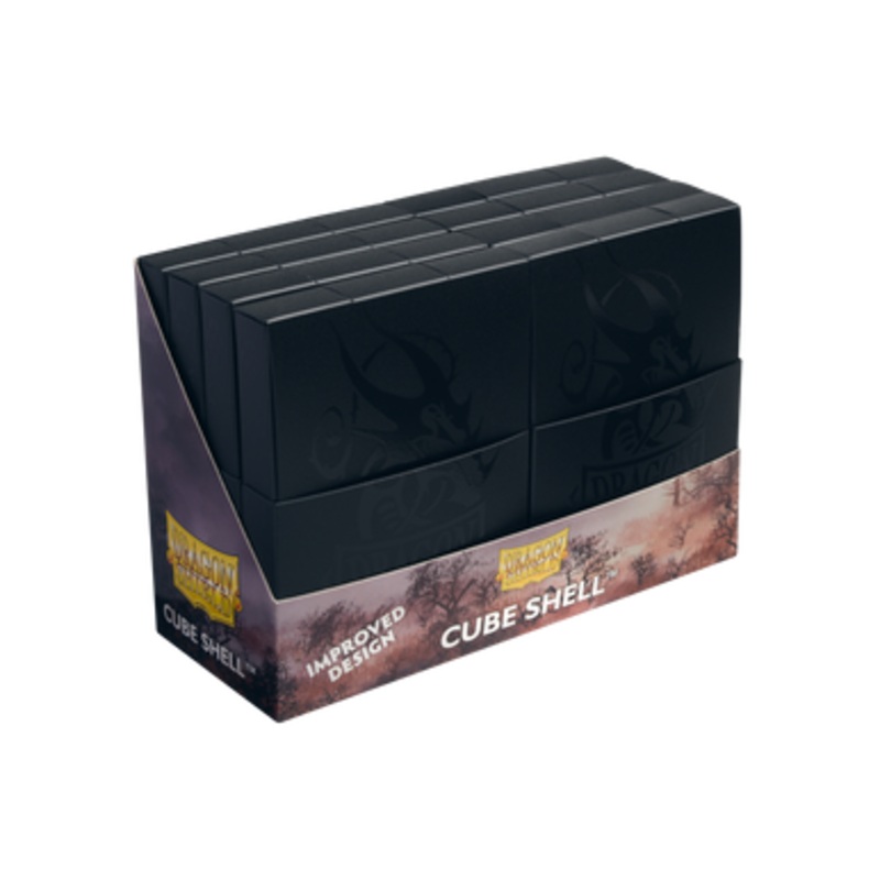 Dragon Shield Cube Shell – Shadow Black (8 pack)