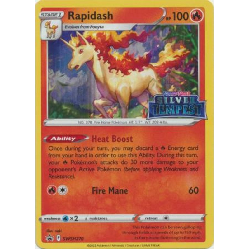 Sword & Shield Promo SWSH270 Rapidash