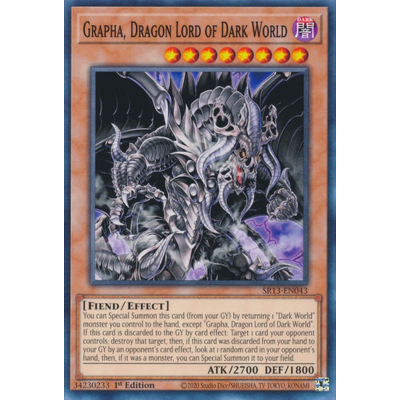 SR13-EN043 Grapha, Dragon Lord of Dark World
