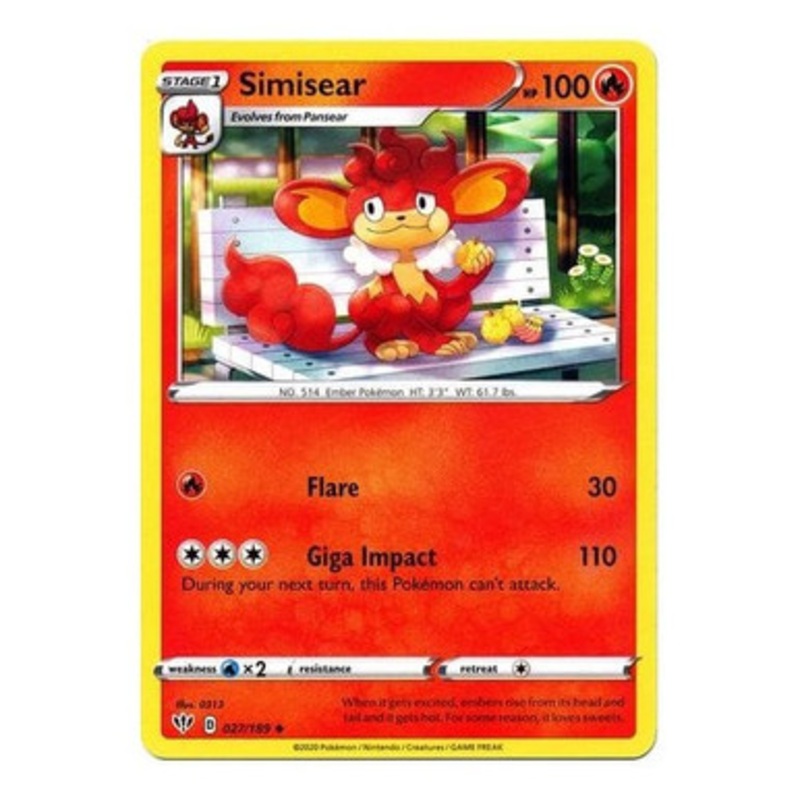 Darkness Ablaze 027/189 Simisear