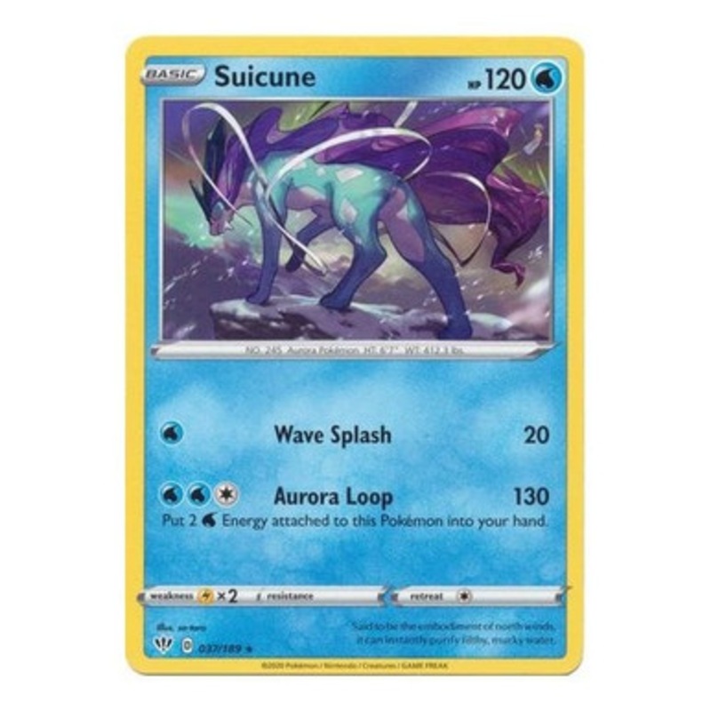 Darkness Ablaze 037/189 Suicune (Non-Holo)