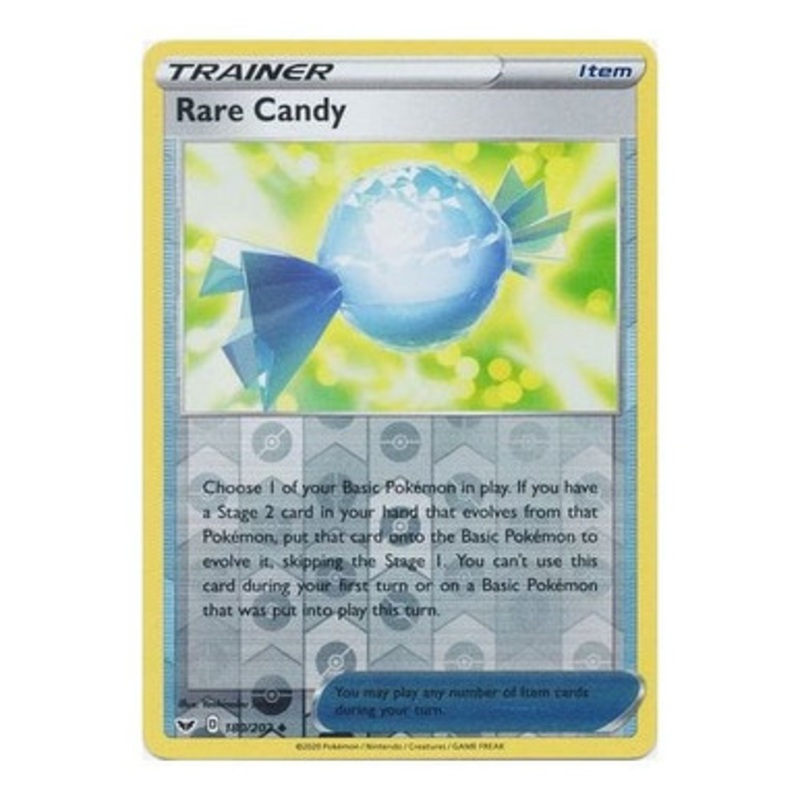 Sword & Shield (Base) 180/202 Rare Candy (Reverse Holo)