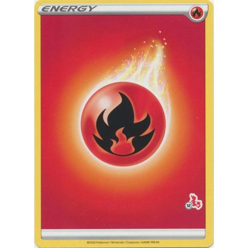 Sword & Shield (Base) EN02 Fire Energy (Cinderace Symbol 12)