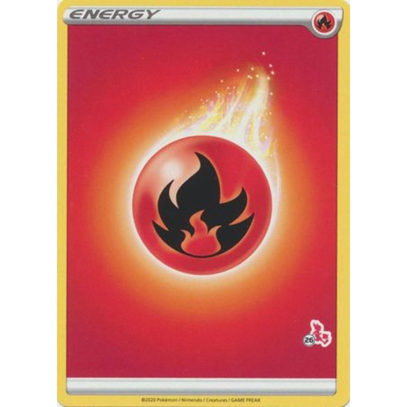 Sword & Shield (Base) EN02 Fire Energy (Cinderace Symbol 26)