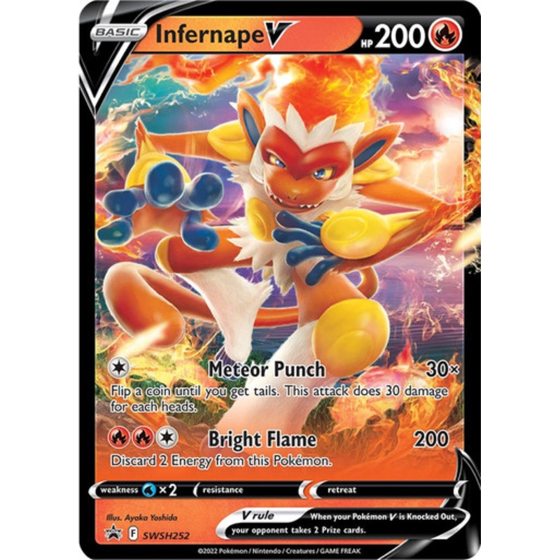 Sword & Shield Promo SWSH252 Infernape V
