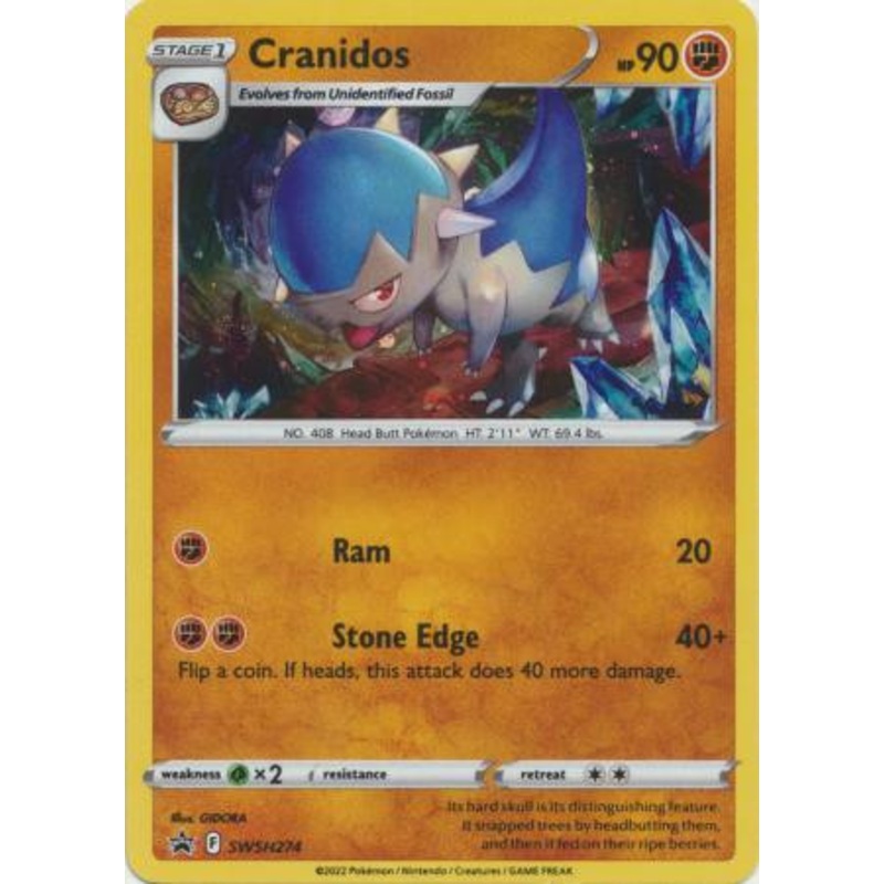 Sword & Shield Promo SWSH274 Cranidos