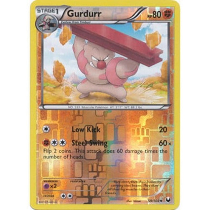 Dark Explorers 59/108 Gurdurr (Reverse Holo)