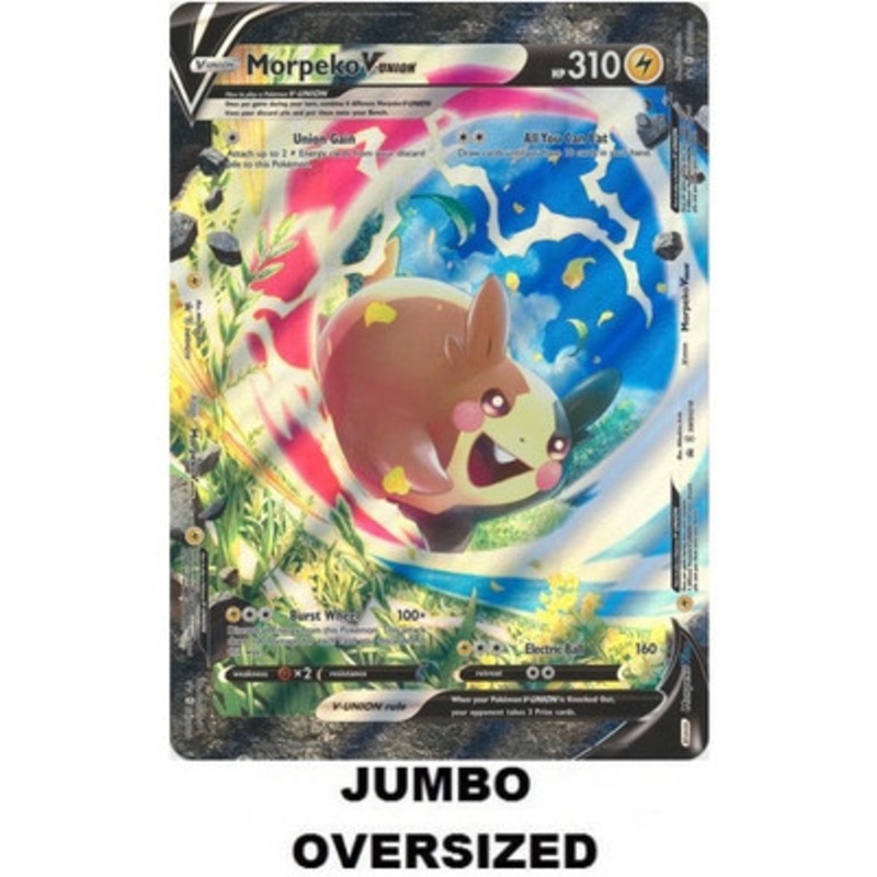 JUMBO Sword & Shield Promo SWSH Morpeko V-UNION