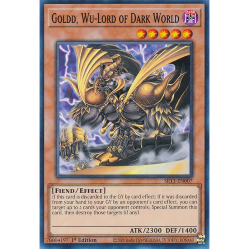 SR13-EN007 Goldd, Wu-Lord of Dark World