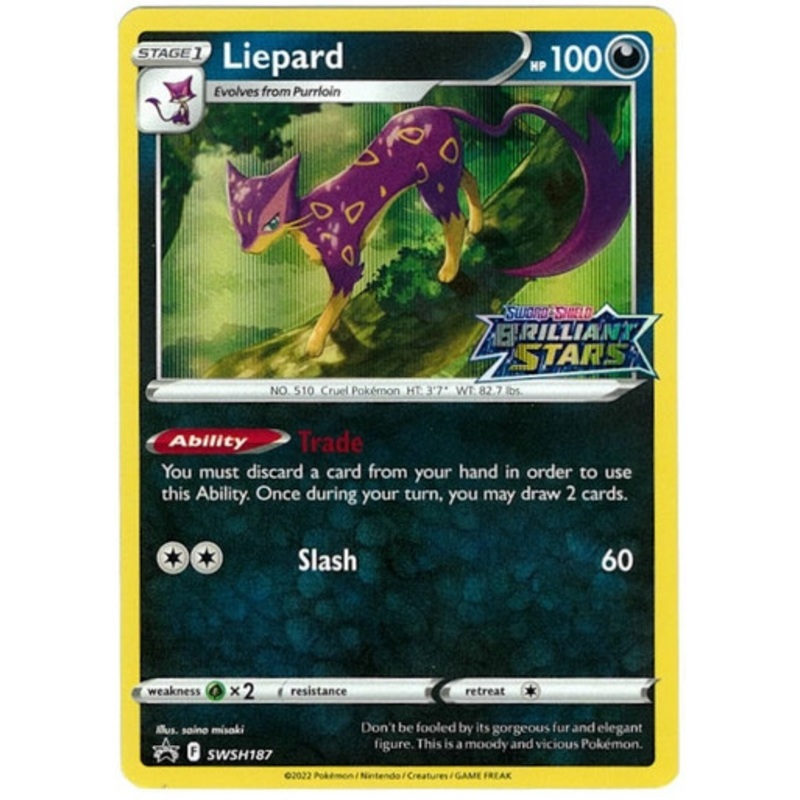 Sword & Shield Promo SWSH187 Liepard
