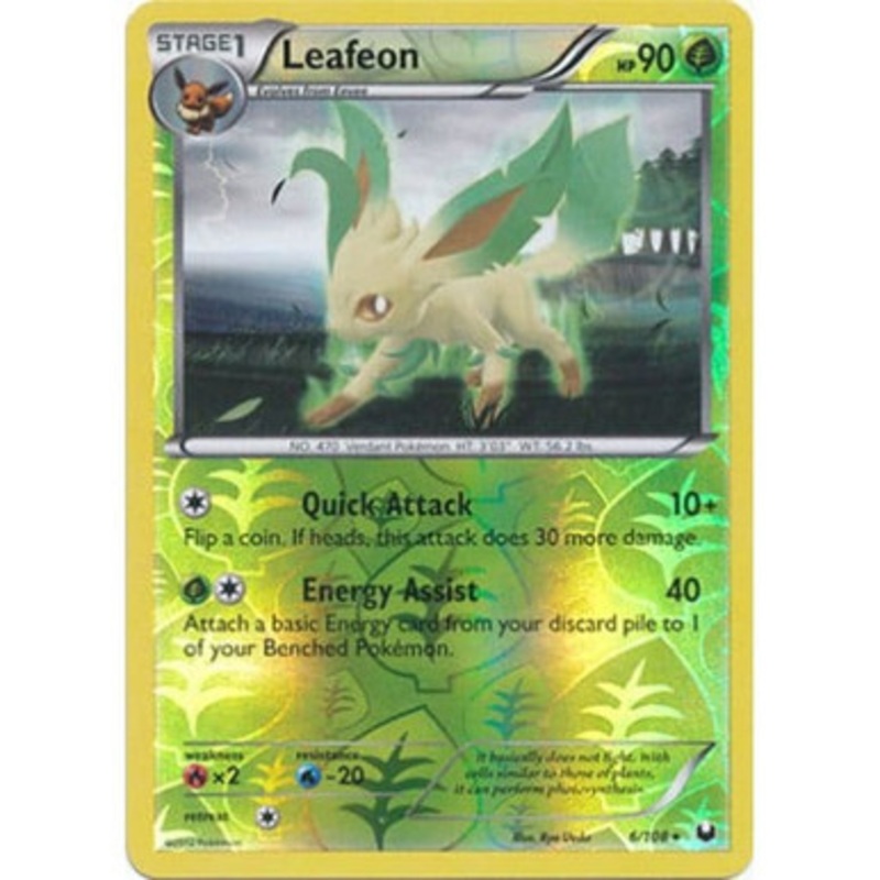 Dark Explorers 6/108 Leafeon (Reverse Holo)