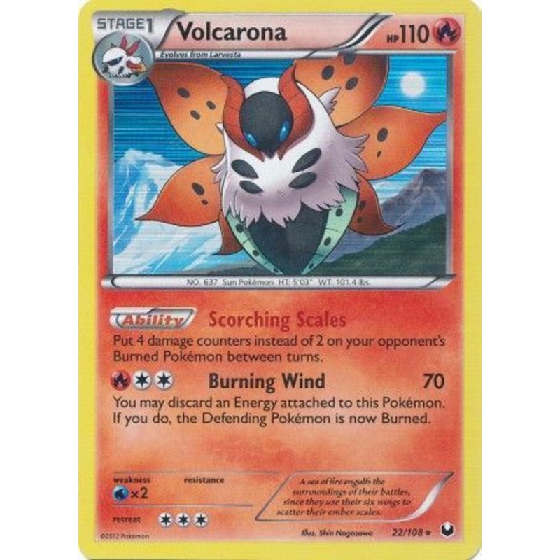Dark Explorers 22/108 Volcarona (Holo)